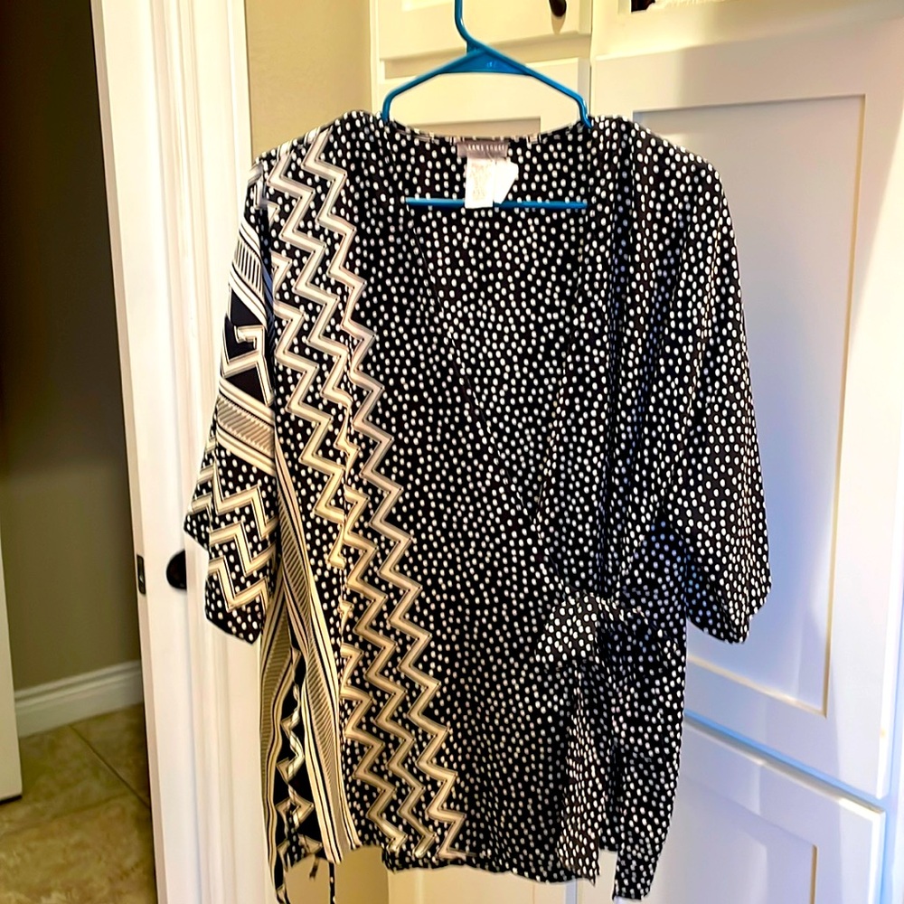 Kimono style wrap top
